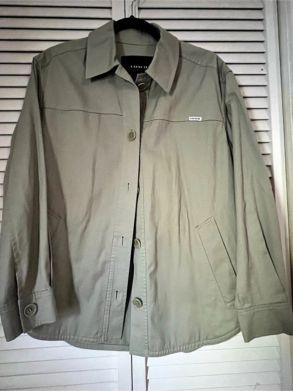 Coach Embroidered Utility Jacket in Green Size xS (fits oversized) New without t